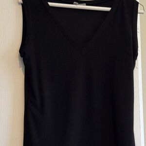 Last Tango Black V-Neck Tank Top